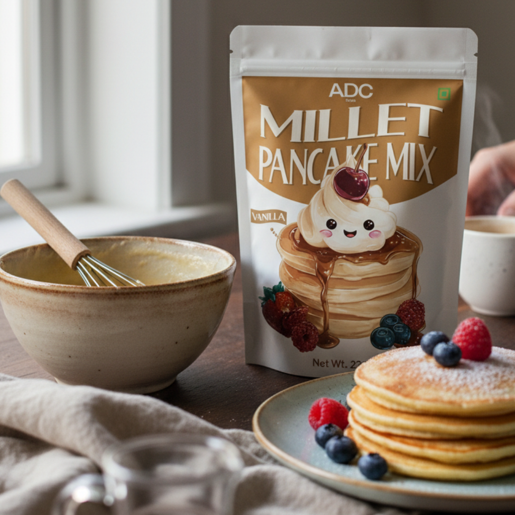 Millet Pancake Mix - Vanilla