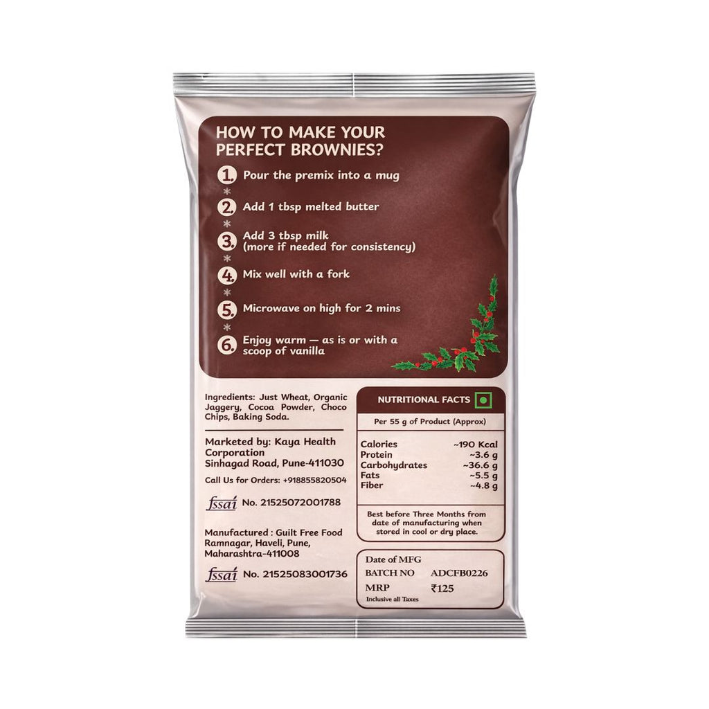 Whole Wheat Brownie Premix
