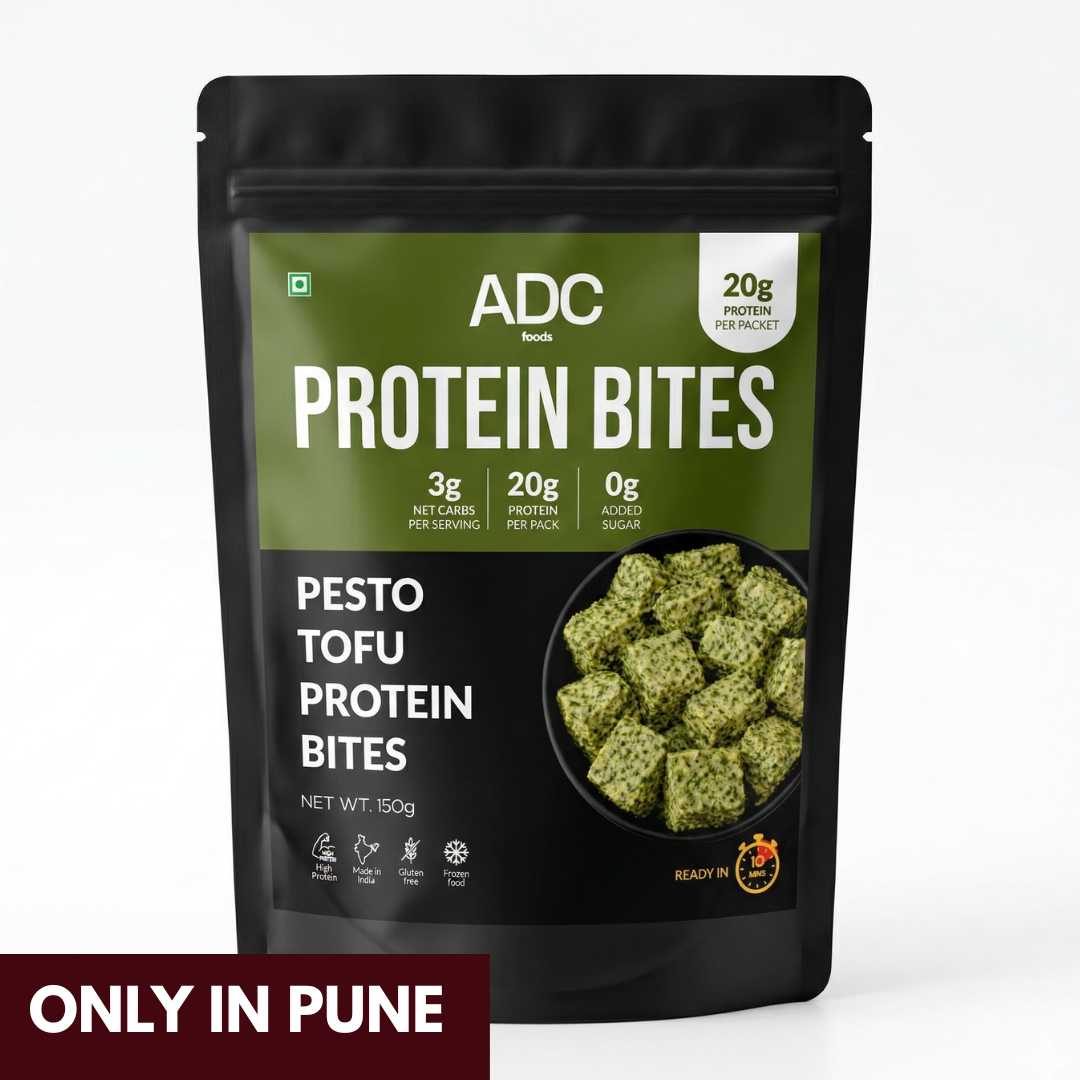 Pesto Tofu Protein Bites
