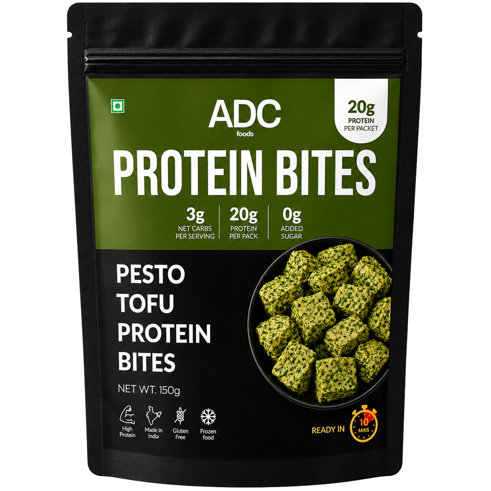 Pesto Tofu Protein Bites